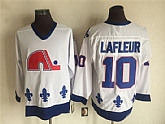 Nordiques 10 Lafleur White CCM Throwback Jersey,baseball caps,new era cap wholesale,wholesale hats